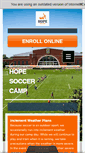 Mobile Screenshot of hopesoccercamp.com